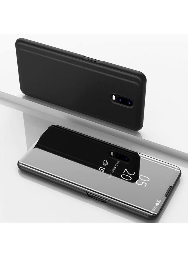 اس-توب جراب لهاتف OnePlus 7 مصنوع من الجلد مع حامل وغطاء مرآة أفقي - Image 2