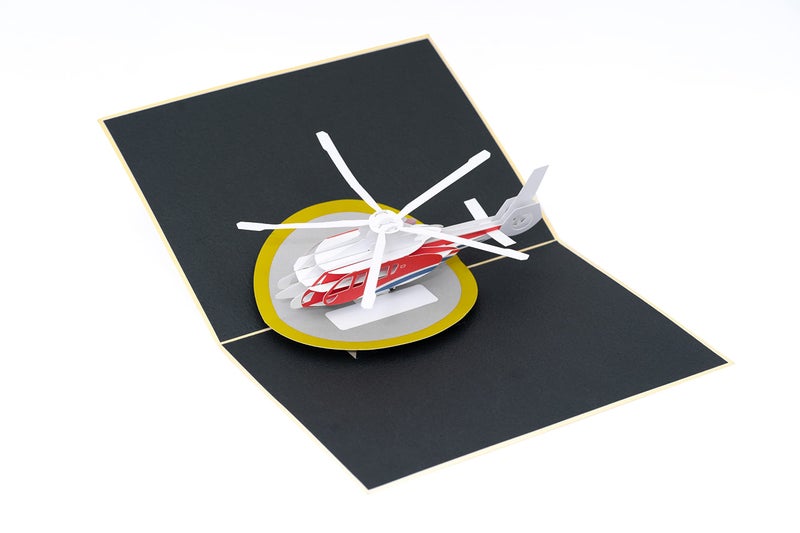 Rykamia Plane Pop Up Card - Blank Helicopter, Airplane, Going Away, Thank You, Retirement, Birthday Card - Pilot Gifts, Aviation Gift - Image 2