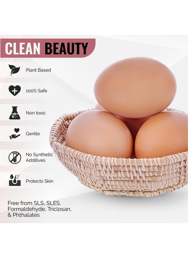 LOOKATME - Korean Face Wash For Sensitive Skin Water Based Bubble Skincare Cleanser K Beauty Natural Acne Foaming Cleaner Hydrating Skin Care Cleansing Foam With Low Ph Egg - Image 1