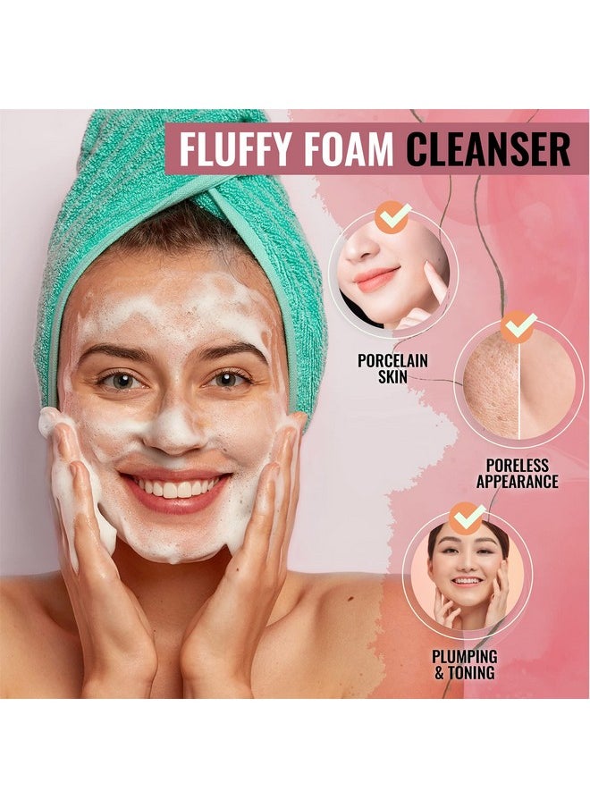 LOOKATME - Korean Face Wash For Sensitive Skin Water Based Bubble Skincare Cleanser K Beauty Natural Acne Foaming Cleaner Hydrating Skin Care Cleansing Foam With Low Ph Egg - Image 1