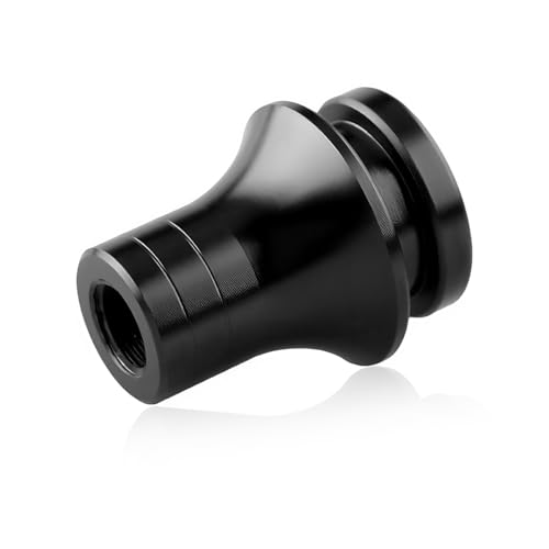 MUQIDA Car Shift Knob Boot Retainer M12 x 125 Aluminum Manual Gear Shifter Stick Connector Durable Gear Shift Lever AdapterRetainer Holder for Manual Transmission Vehicles Black - Image 1