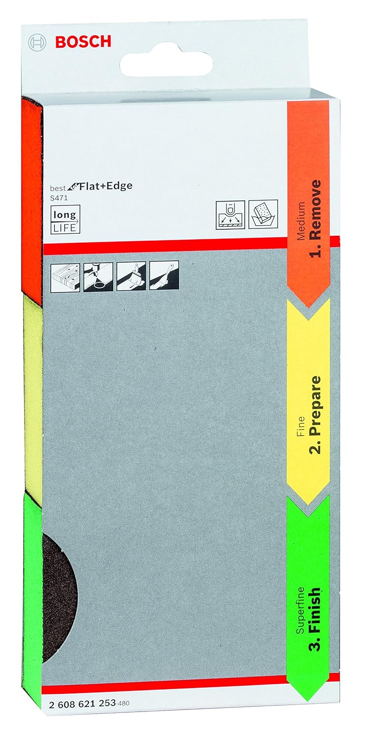 Bosch Professional Foam Abrasives 2 pcs pad Medium 69x97x26 mm - Image 3