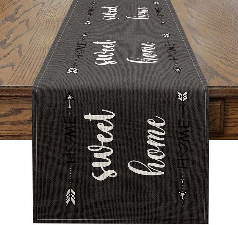 jejeloiu Modern Home Table Runner,13" x 120" Boho Farmhouse Dresser Scarfs Contemporary Fashion Dresser Runners Table Decor for Kitchen - Image 2