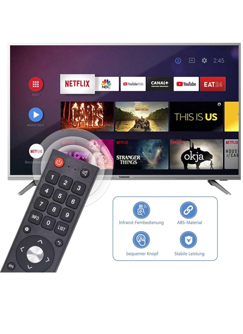 ELTRAZONE Replacement Remote Control for U43H7A U43H7S U50H7S U55H7S for OK ODL24771HN-TAB ODL50672U-TAB for Saba SA24S46A9 SA32S67A9 with Battery  - Image 3