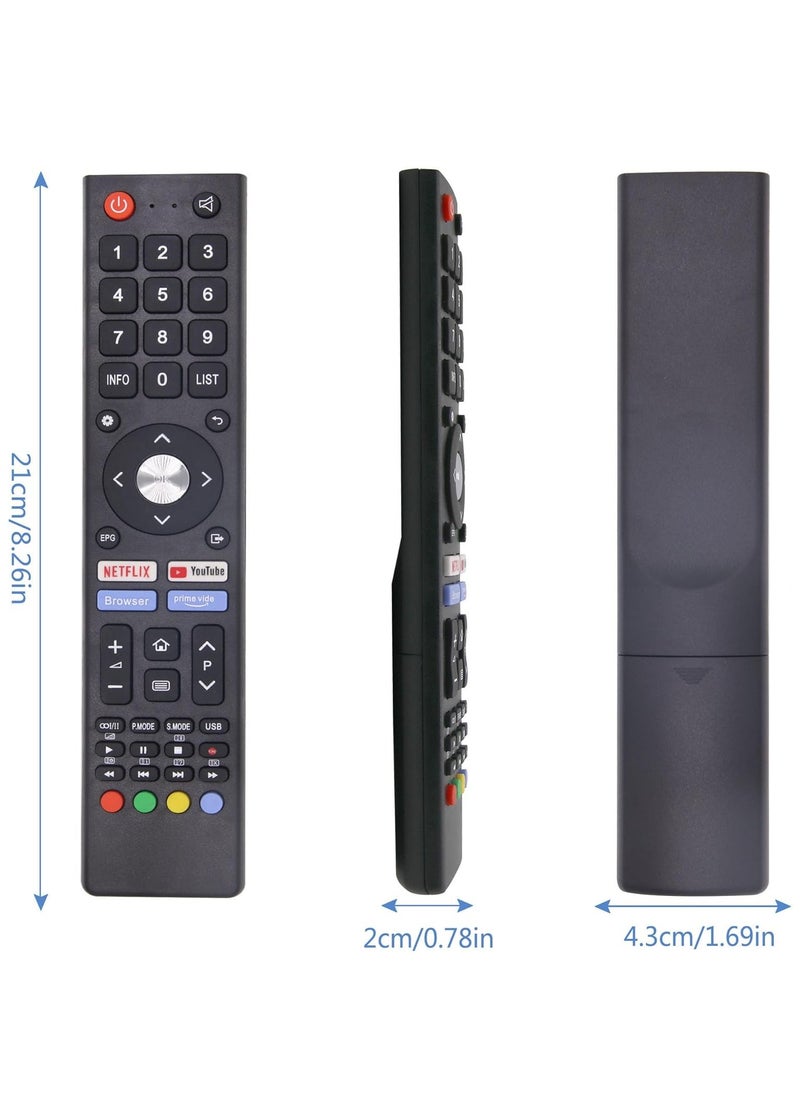 ELTRAZONE Replacement Remote Control for U43H7A U43H7S U50H7S U55H7S for OK ODL24771HN-TAB ODL50672U-TAB for Saba SA24S46A9 SA32S67A9 with Battery  - Image 4
