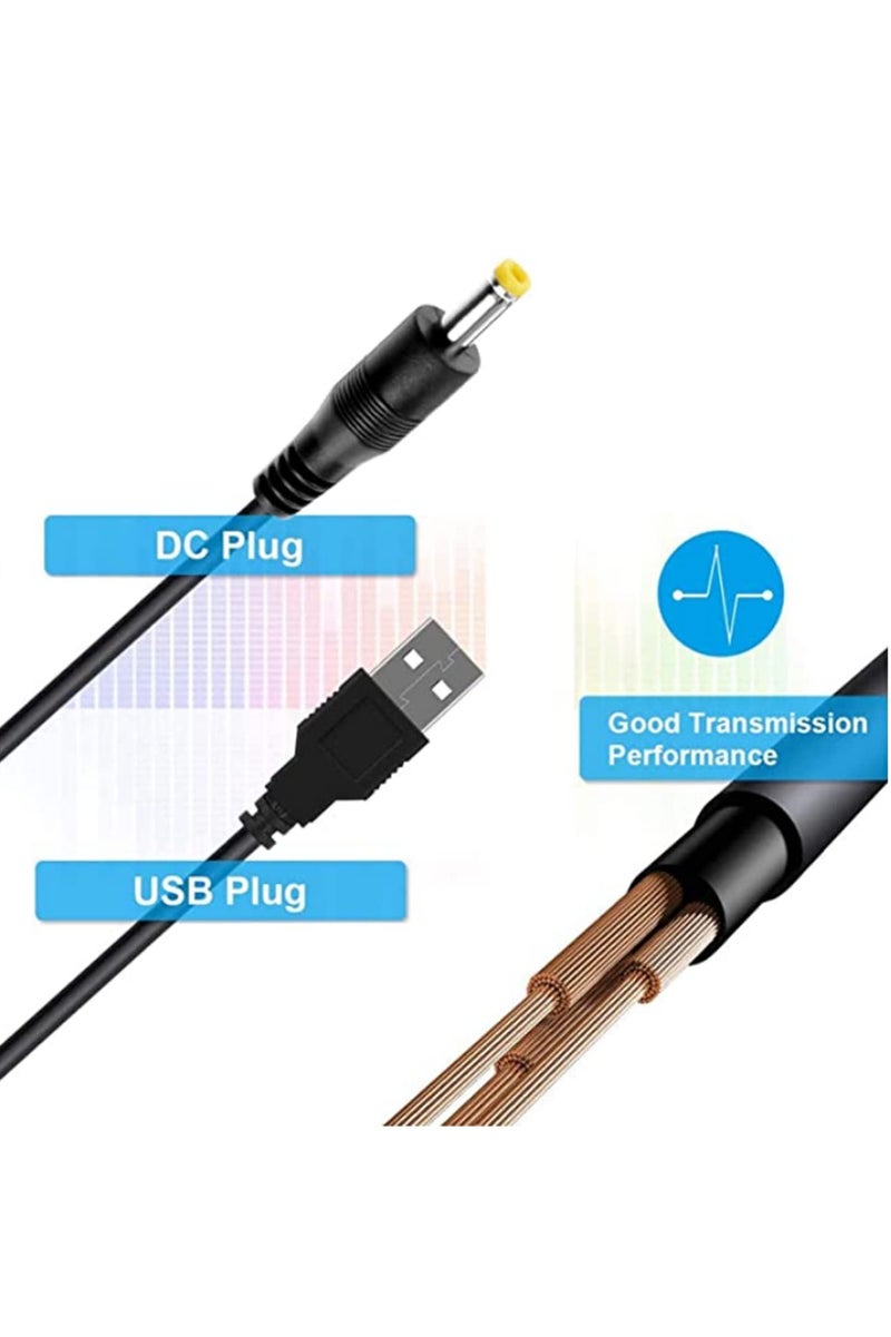 الكابل المرفق هو كابل شاحن طاقة من نوع 1 متر 5 فولت USB A إلى تيار مستمر (DC)، مصمم خصيصًا لأجهزة سوني PSP 1000 و2000 و3000. يعمل هذا الكابل كبديل لسلك الطاقة الأصلي، حيث يتصل عبر مقبس برميل (Barrel Jack) ويُعد من ملحقات الاستبدال المناسبة. - Image 5