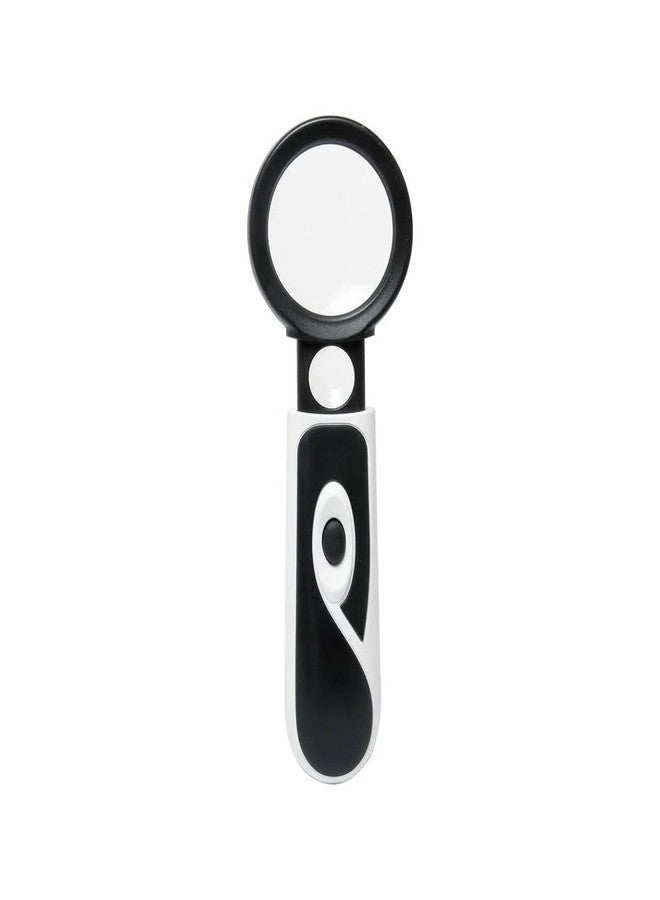 Proskit MA-023 Plastic Handheld LED Light Magnifier (Multicolour)