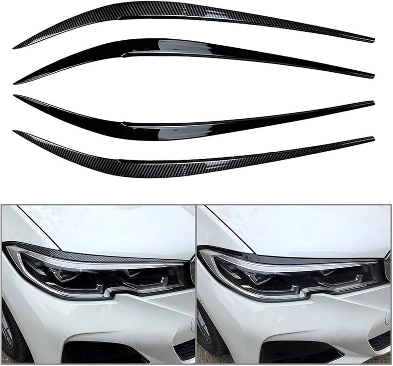 DEMULAX Car Headlight Eyebrow Eyelid Cover Trim - Image 5