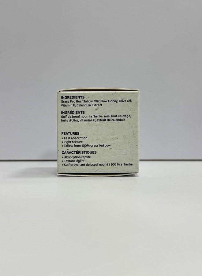 Arlun Beef Tallow for Skin, Beef Tallow and Honey Balm, Tallow Face Moisturizer Nourishes and Hydrates the Skin, Grass Fed Balm Enriched with Raw Wild Honey 60g - Image 2