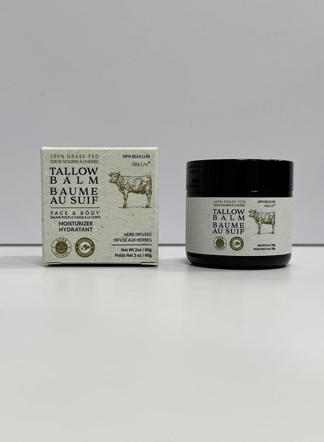 Arlun Beef Tallow for Skin, Beef Tallow and Honey Balm, Tallow Face Moisturizer Nourishes and Hydrates the Skin, Grass Fed Balm Enriched with Raw Wild Honey 60g - Image 1