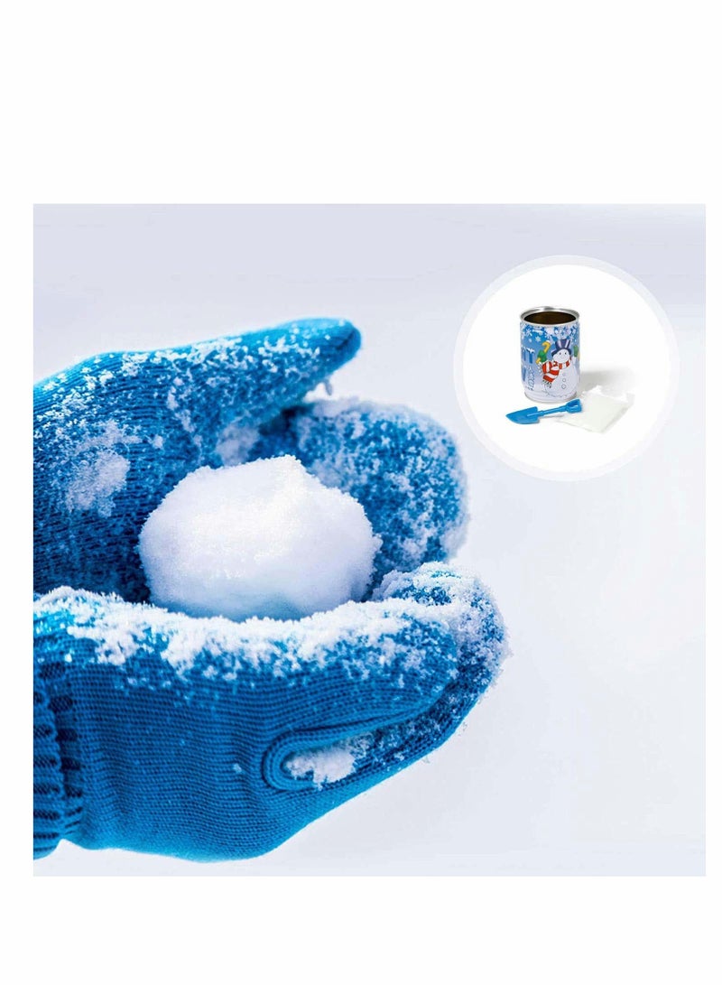Excefore Instant Snow, Fake Snow Powder Fluffy Artificial Snow Powder Festival Decoration Man-Made Magic Artificial Snow Cans Winter Crafts Snow Play Cloud Slime Festival Decoration DIY Gift, 5 Set - Image 5