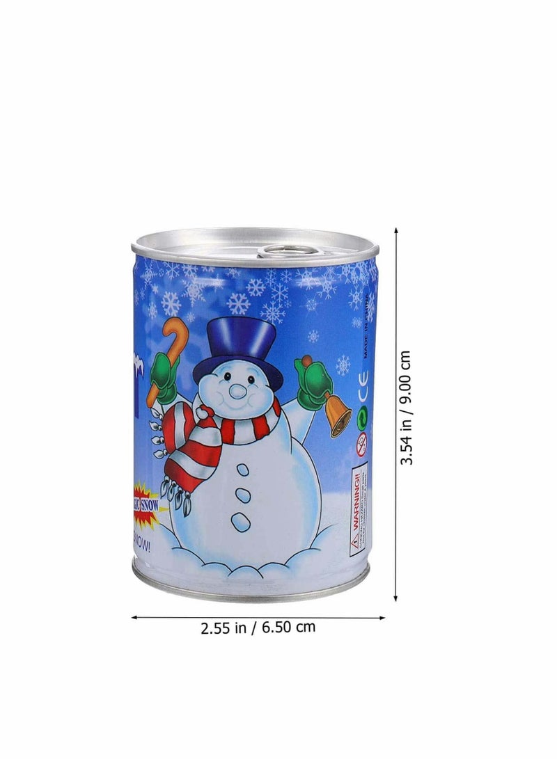 Excefore Instant Snow, Fake Snow Powder Fluffy Artificial Snow Powder Festival Decoration Man-Made Magic Artificial Snow Cans Winter Crafts Snow Play Cloud Slime Festival Decoration DIY Gift, 5 Set - Image 2