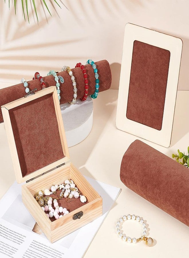 BENECREAT 118x15.7 Inch Self Adhesive Velvet Flocking Liner, Iced Velvet Flock Roll DIY Velvet Fabric for Art & Crafts, Jewelry Box, Wallpaper, Coconut Brown - Image 5