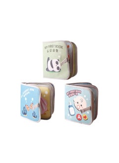 Generic Baby Three-dimensional Early Education Cloth Book 0-1 Years Old Baby Can't Tear It, Can Bite Chinese And English Enlightenment Tear Book 3-6 Months Toy-Color:Early Education Book [Animal Cognition]]  - Image 5