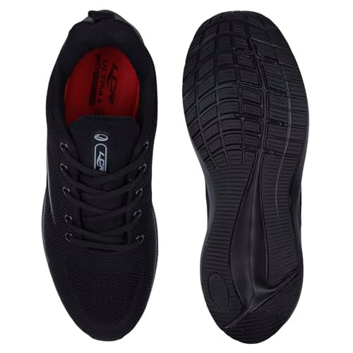 Lancer Mens BOSS-2BLK-DGR Black Running Shoe, 10 - Image 4