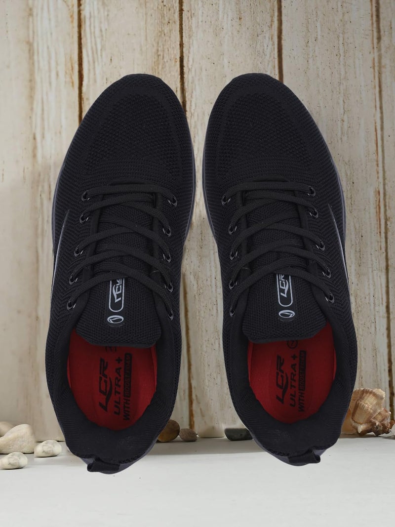 Lancer Mens BOSS-2BLK-DGR Black Running Shoe, 10 - Image 5