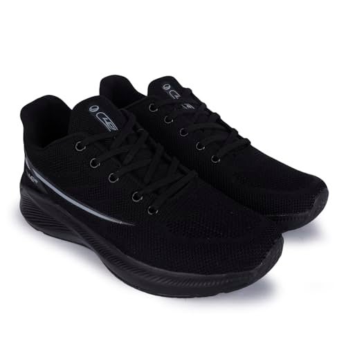 Lancer Mens BOSS-2BLK-DGR Black Running Shoe, 10 - Image 1