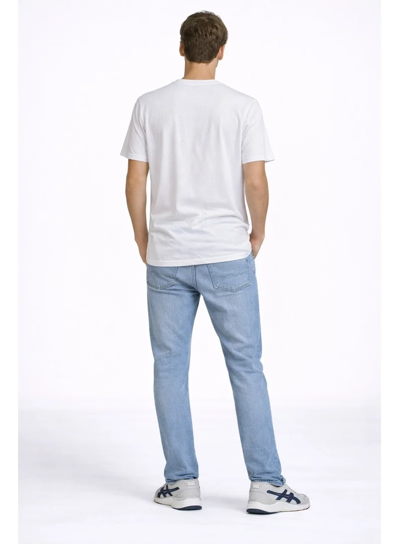 لعب البولو Mens Graphic T-shirt -WHITE