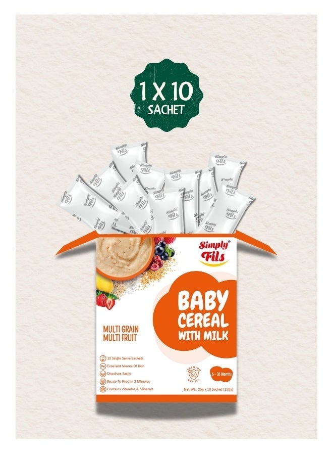 Simply Fils Baby cereals with Milk Multigrain Multifruit - Image 4