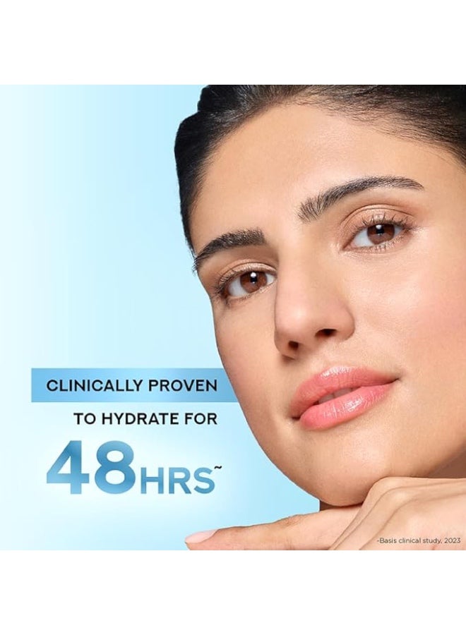 PONDS POND'S Super Light Gel Oil Free Face Moisturizer 100 ml | With Hyaluronic Acid & Vitamin E for Fresh Glowing Skin & 24 hr Hydration - Daily Use - Image 4