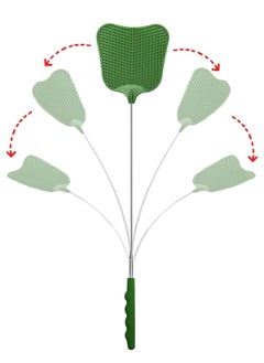 Oasisgalore 5 Pcs Plastic Fly Swatter ,Telescopic Fly Swatters, Large Bug Swatter for Indoor and Outdoor  - Image 2