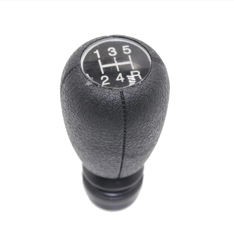 Manual Shift Knob: Black Plastic, Enhanced Grip Comfort, Natural Hand Positioning - Perfect Compatibility Gear Shift Knob for Peugeot Expert MK1 1995 to 2006 Daily Driving - Image 1