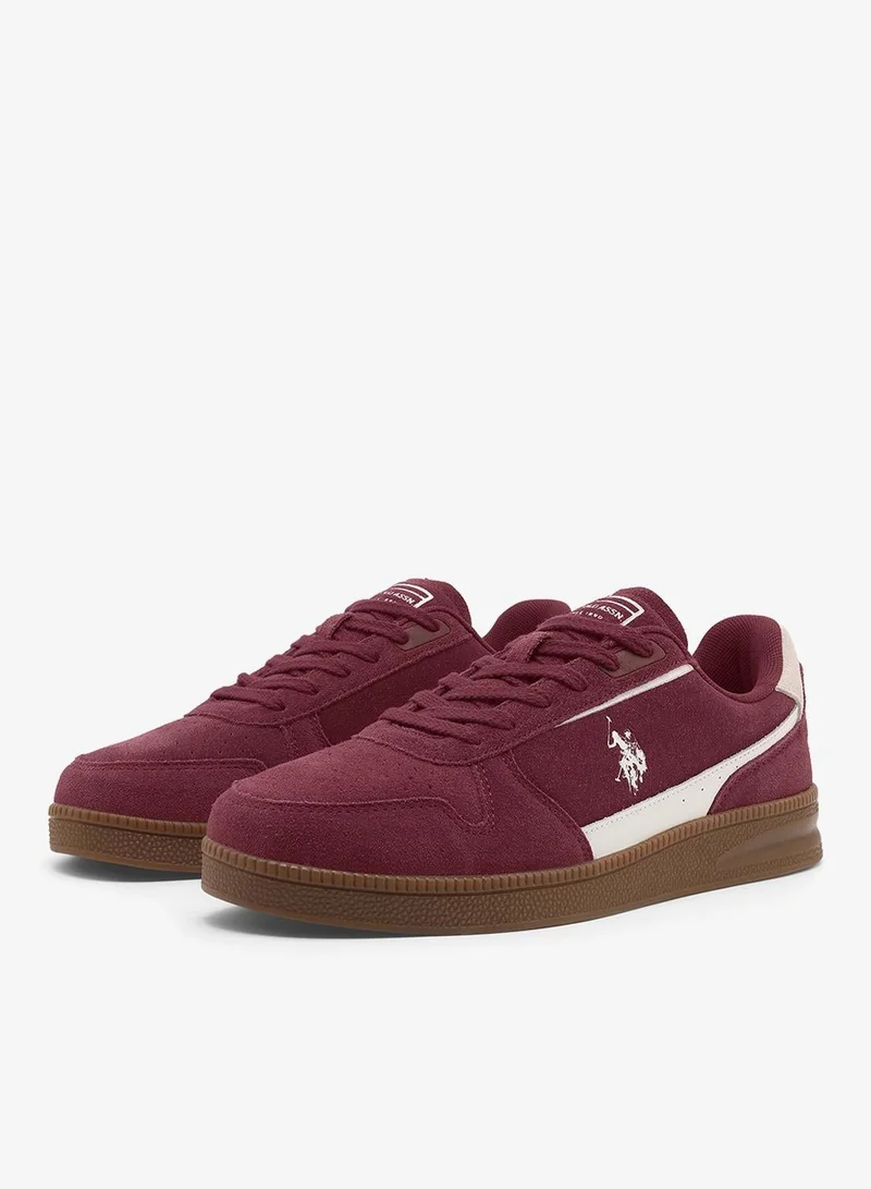 U.S. Polo Assn. 6M PERRY S GLB 6FX MEN OD_BURGUNDY Perry S Men's Casual Walking Sneakers - Burgundy for Men | Best Price UAE