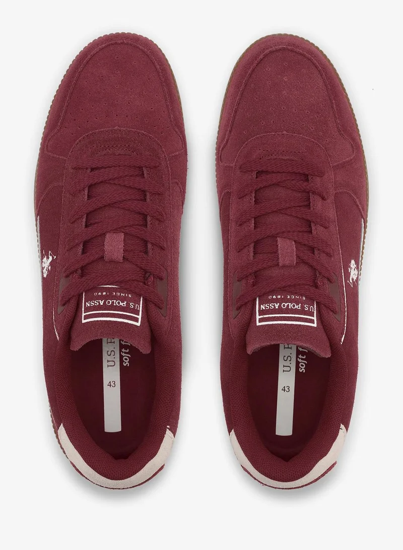 U.S. Polo Assn. 6M PERRY S GLB 6FX MEN OD_BURGUNDY Perry S Men's Casual Walking Sneakers - Burgundy for Men | Best Price UAE