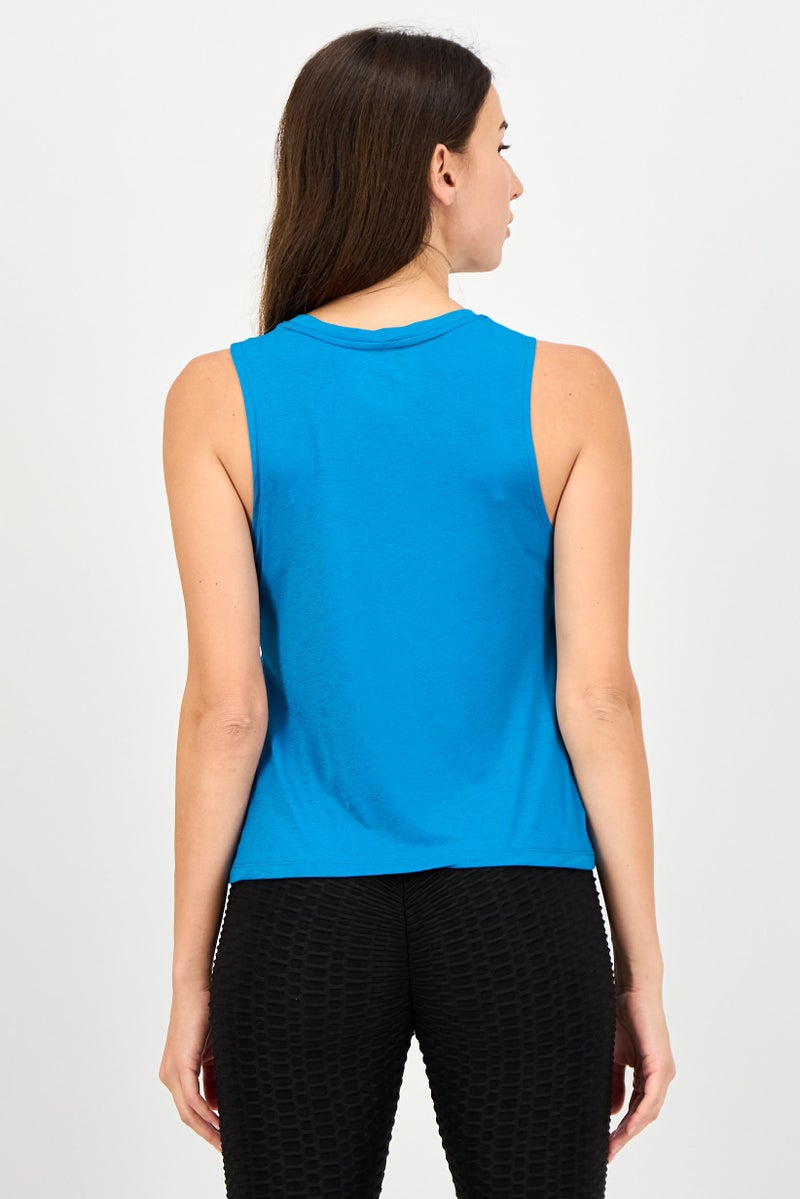 Champion Women Sportswear Fit Sleeveless Outdoor Tank Top, Teal Blue - Image 4