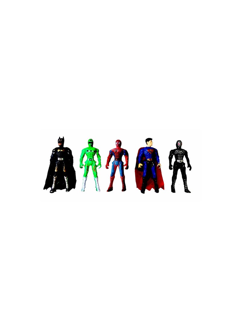 KiDLOG - Super Heroes Action Figure Set Justice League DC And Power Ranger - Image 1