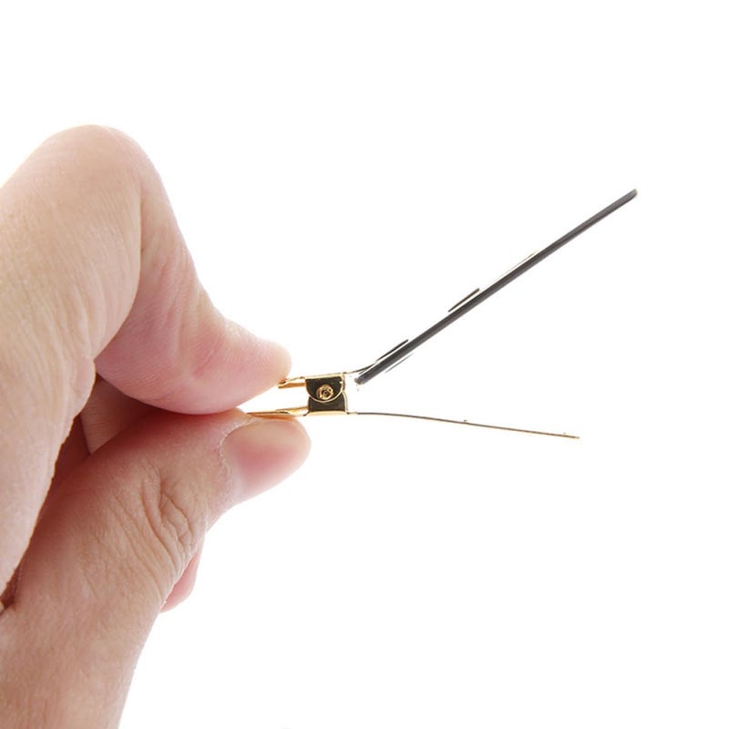 DECHOUS 8pcs Leaf-shaped Hair Clips No Crease Styling Clips Hair Positioning Clamps for Salon and Makeup Sectioning Hairdressing Accessories - Image 2
