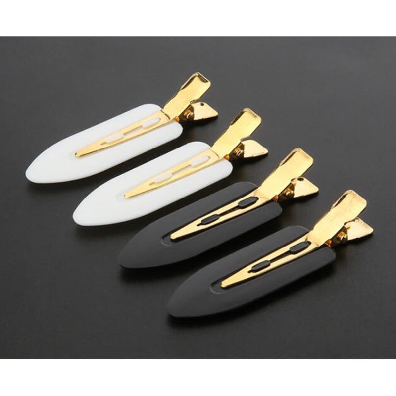 DECHOUS 8pcs Leaf-shaped Hair Clips No Crease Styling Clips Hair Positioning Clamps for Salon and Makeup Sectioning Hairdressing Accessories - Image 5