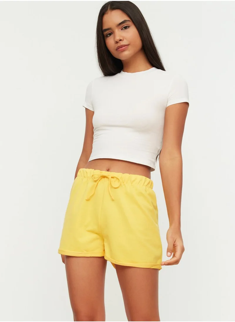 trendyol Drawstring Waist Shorts