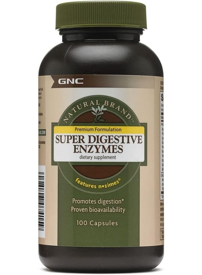 GNC Natural Brand Super Digestive Enzymes - Image 1