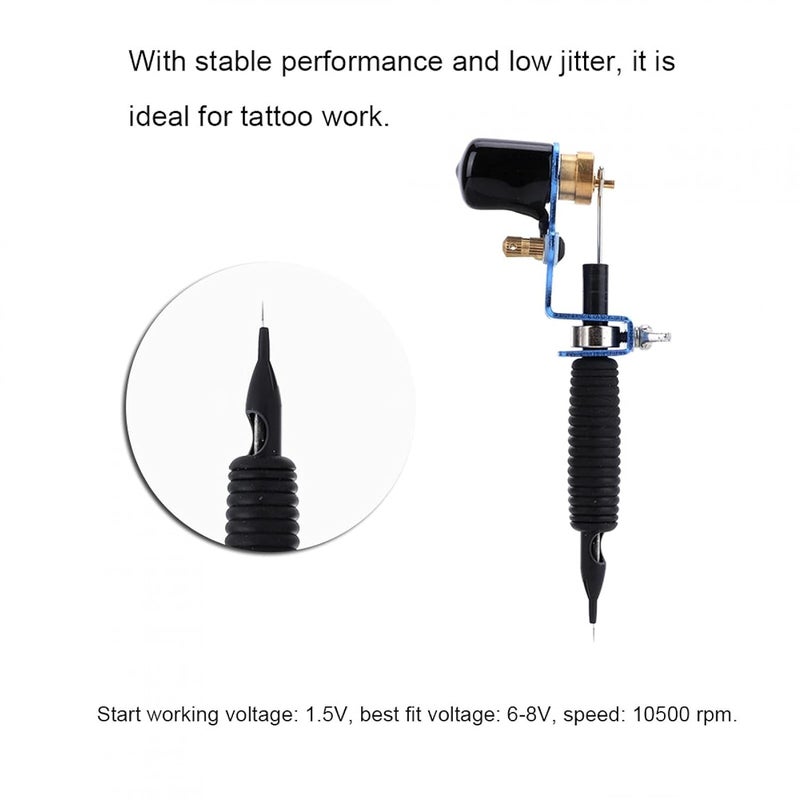 klarako Tattoo Machine Rotary Kit Tattoo Kit Tattoo Piercing & Tattoo Supplies Artist And Beginners Needles Makeup - Image 4