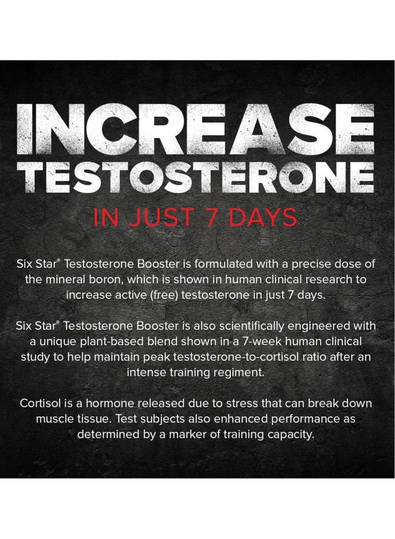 SIXSTAR Testosterone Booster - 60 Caplets - Image 3