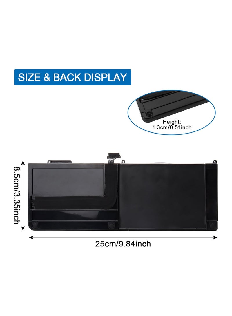 Max Power Replacement Laptop Battery Compatible for MacBook Pro 15 inch A1321 A1286 Mid 2009 Early/Late 2010 - Image 2