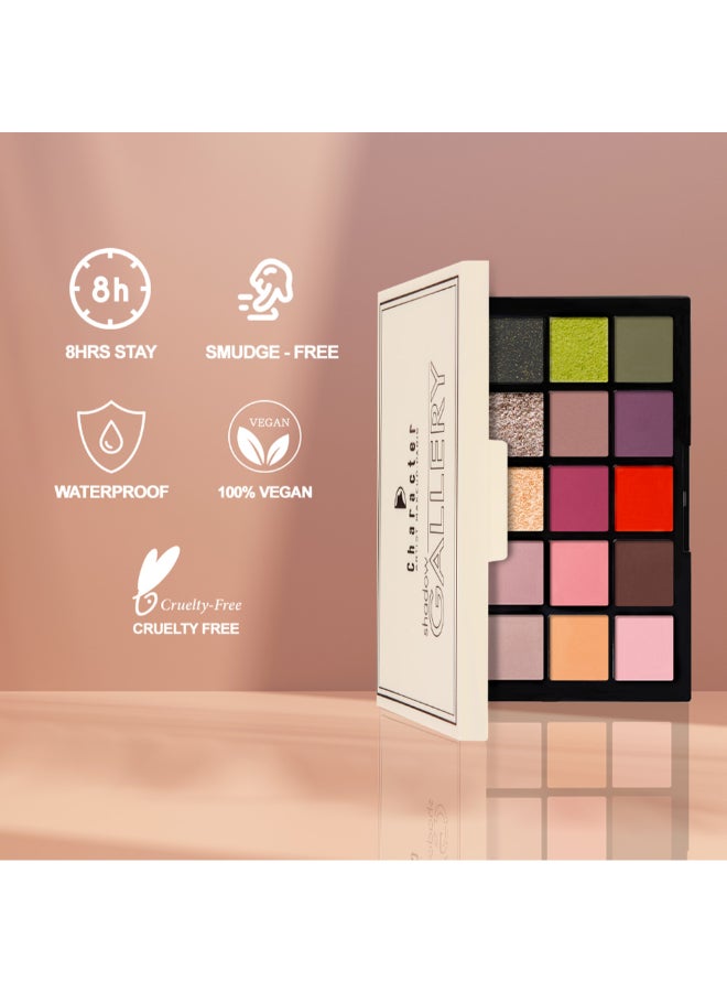 Character Shadow Gallery 20 Color Eyeshadow Palette 2 - Image 3