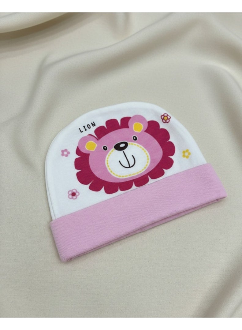 Lucky Kids Newborn 100% Cotton Printed Beanie Cap - Image 1