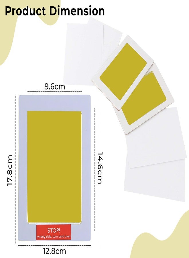Bembika Baby Finger Print and Footprint Kit inkpad for Kids, InkPad for Baby's Hand and Foot Impression Safe and Non Toxic Ink Pad for Baby Foot Prints and Handprints Yellow - Image 3