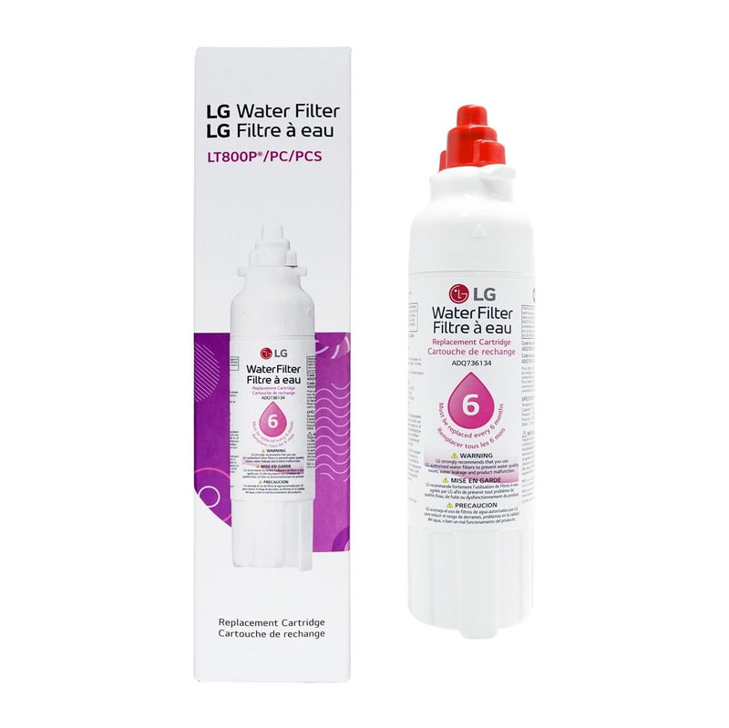LG LT800P- 6 Month / 200 Gallon Capacity Replacement Refrigerator Water Filter (NSF42 and NSF53) ADQ73613401, ADQ73613408, or ADQ75795104, White - Image 2