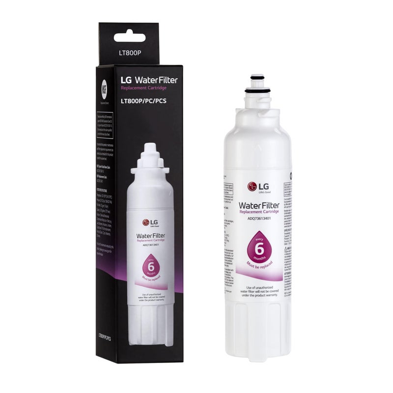 LG LT800P- 6 Month / 200 Gallon Capacity Replacement Refrigerator Water Filter (NSF42 and NSF53) ADQ73613401, ADQ73613408, or ADQ75795104, White - Image 1