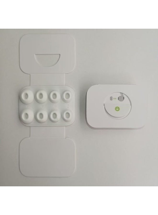 سام طقم 8 قطع رؤوس سيليكون بديلة متوافقة مع AirPods Pro، مقاسات XS/S/M/L، مريحة وعزل للضوضاء - Image 2