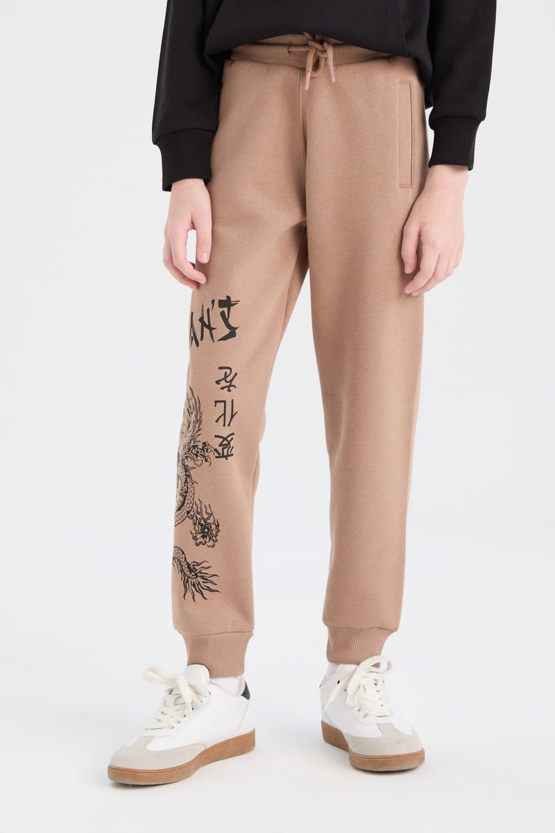 ديفاكتو بنطلون سويت بانتس اولادي جوجر قصة عادية ورجل مطاطي - Image 4