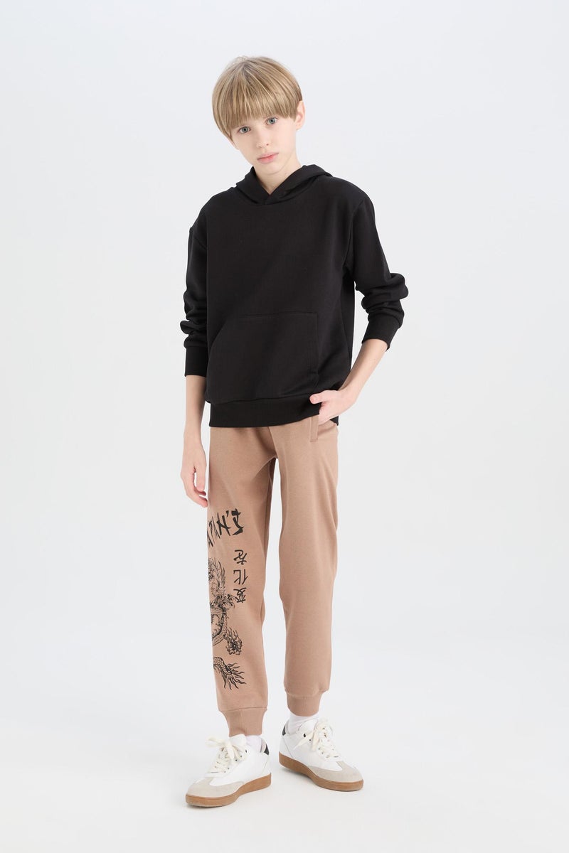 ديفاكتو بنطلون سويت بانتس اولادي جوجر قصة عادية ورجل مطاطي - Image 3