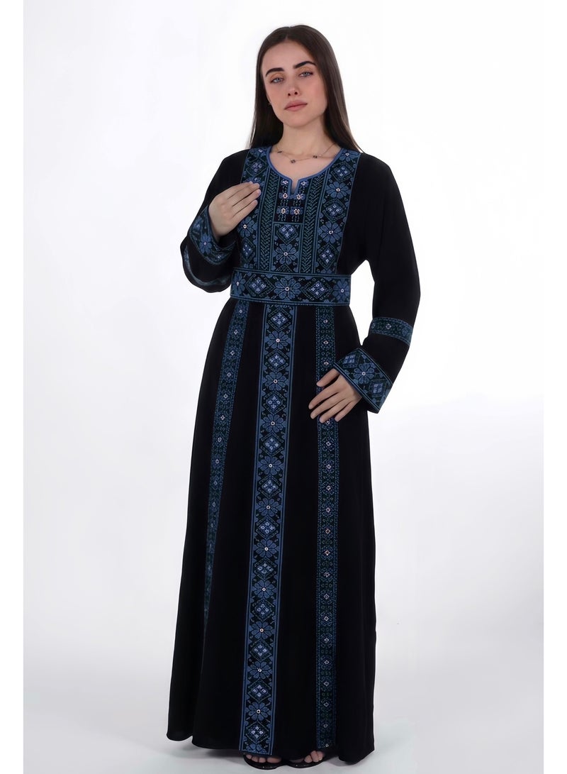 AL BENT AL SHARQIEH women embroidered jalabiya dress - Image 2
