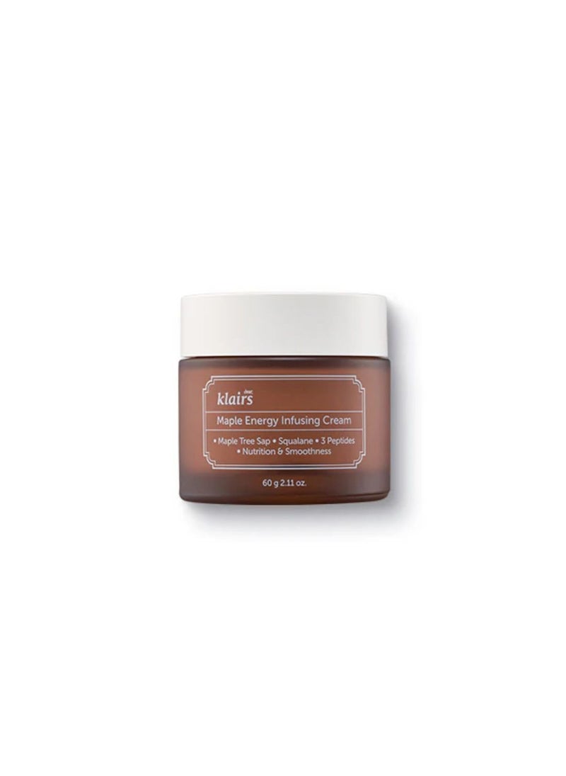 DearKlairs - DearKlairs Maple Energy Infusing Cream 60g AntiAging Firming Korean Skincare Peptide Skin Barrier Repair moisturizing and hydrating For Dry Skin - Image 1