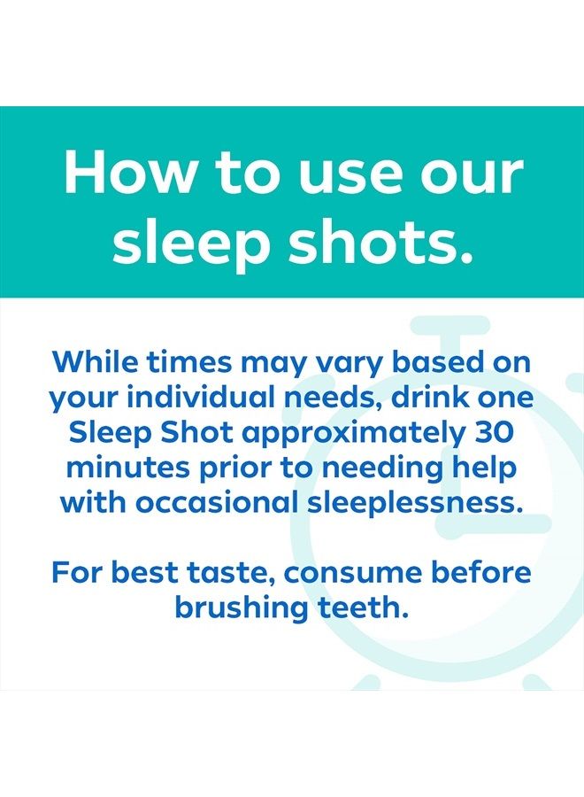 Dream Water Beauty Sleep Aid Drink Supplement; Melatonin 5mg, GABA, 5-HTP, plus Biotin for healthy skin, hair and nails; 2.5 oz liquid sleep shots, Zen Tonic 12-Count - Image 3