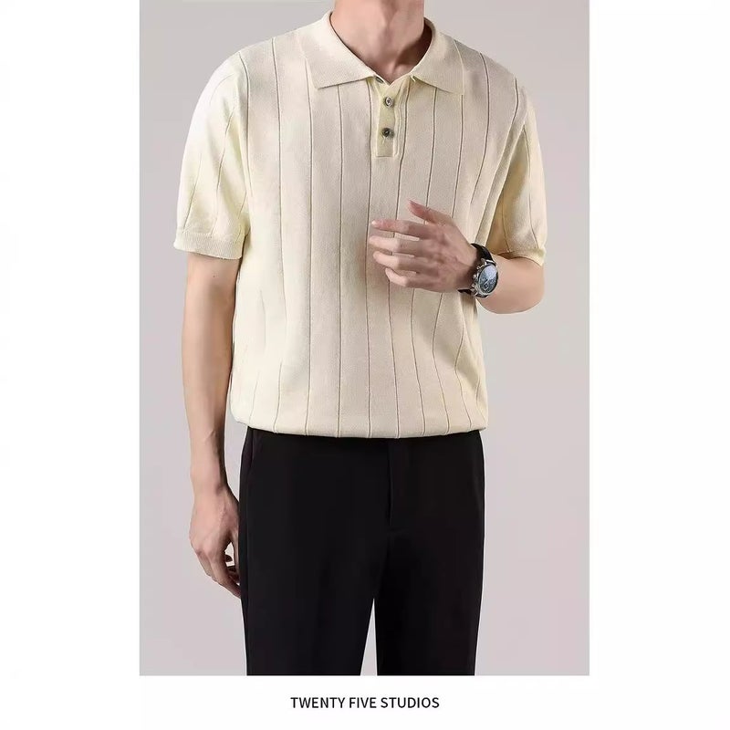 New Short-Sleeved T-Shirt Men'S Summer Korean-Style Trendy Simple Half-Sleeved Top Hong Kong-Style Loose Casual Trendy Brand T-Shirt - Image 4