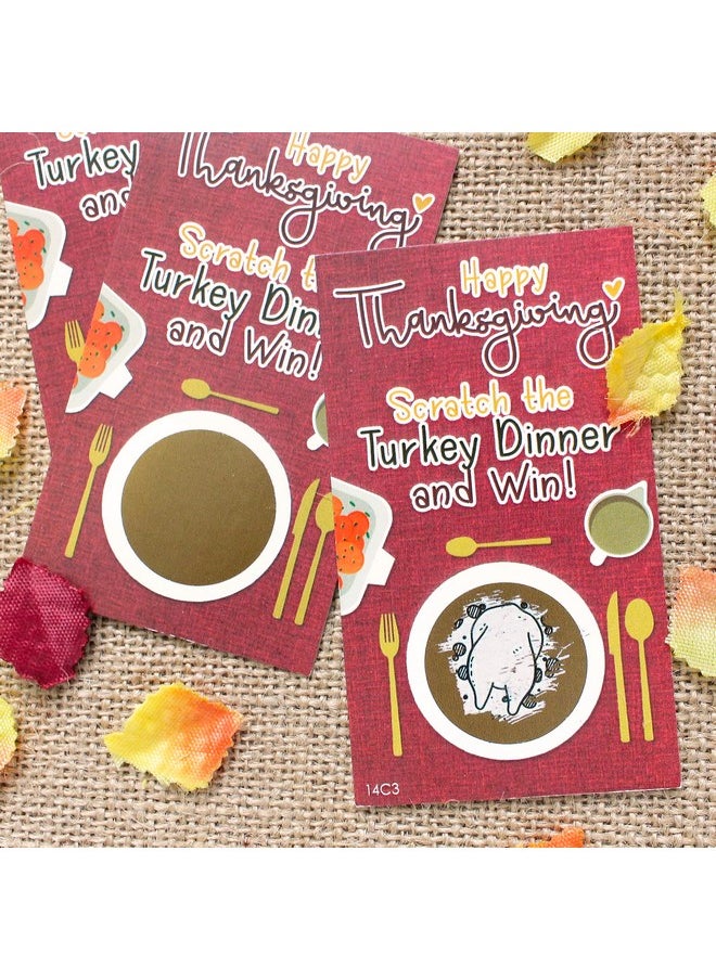 DISTINCTIVS DISTINCTIVS Thanksgiving Party Game, 30 Player Scratch Off Cards, Friendsgiving Party Games, Thanksgiving Games for Family  - Image 5